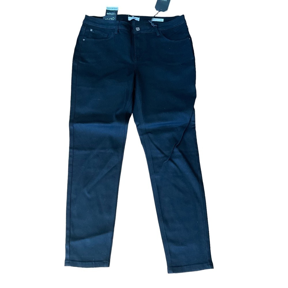 Kensie Narrow Jeans Women SZ 10/30 Dark Blue Mid-Rise Uncomfort Denim Slim Fit‎